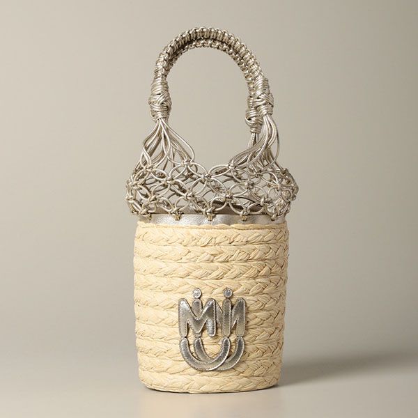 ★21SS&関税込★【ミュウミュウ】クラッチバッグコピー付き バケットバッグ